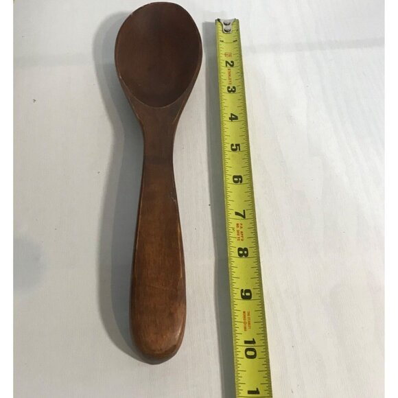 Wooden Bowl Set From Philippines 8 Pieces 4 Small & 2 Serving Bowls Spoon Fork - Picture 5 of 14